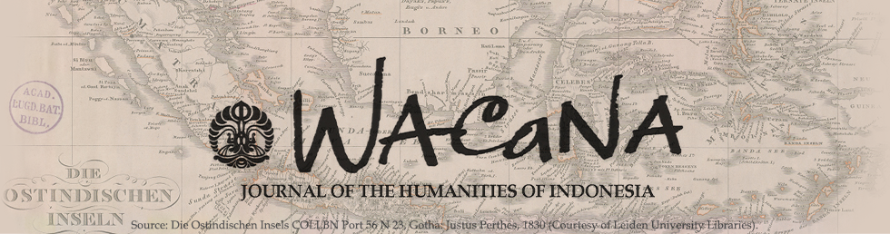 Wacana, Journal of the Humanities of Indonesia