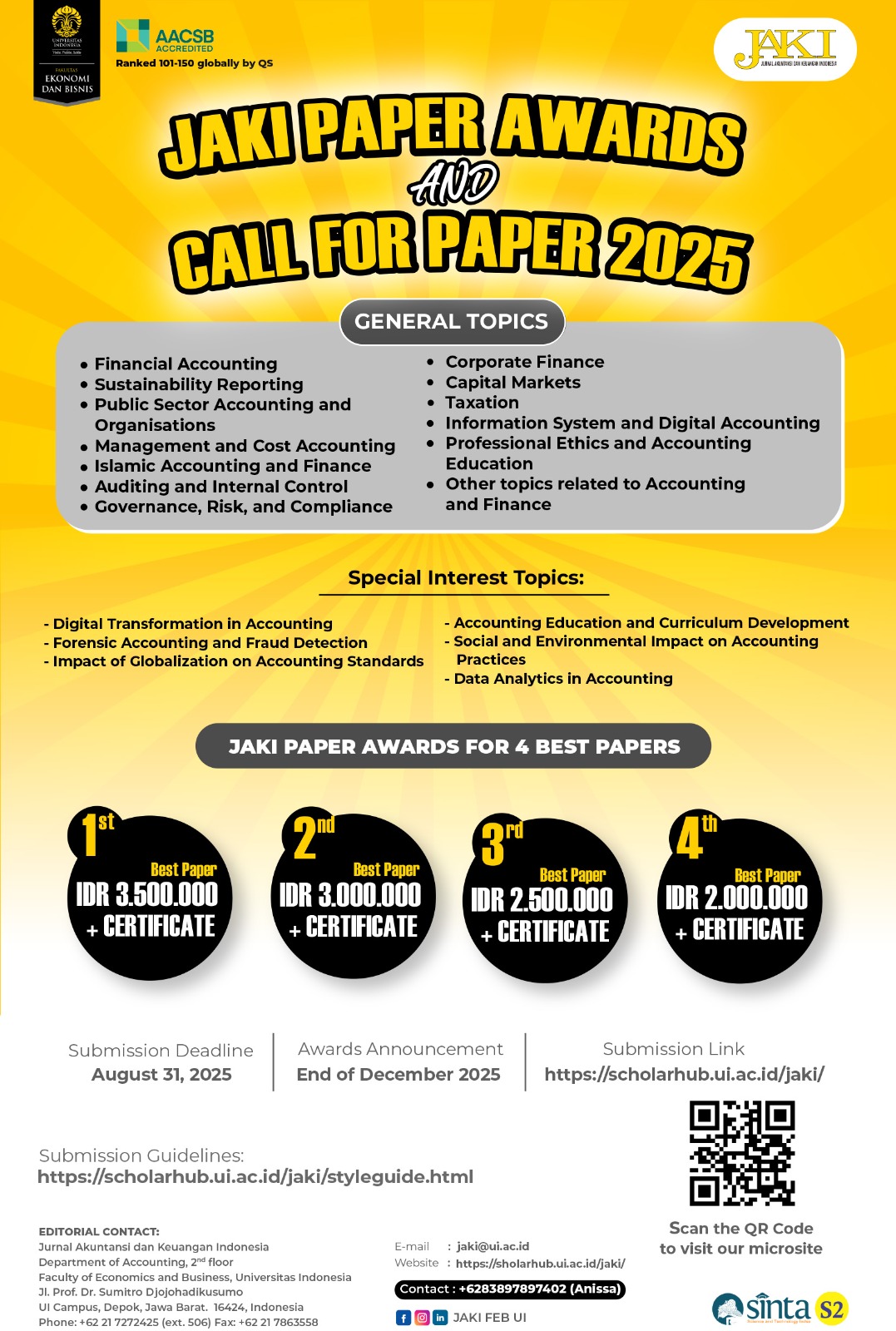 JAKI Call for Papers 2025