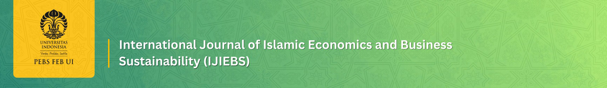 International Journal of Islamic Economics and Business Sustainability (IJIEBS)